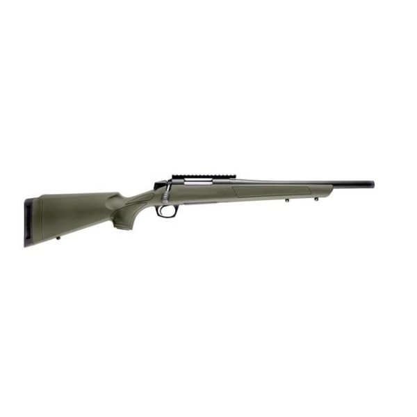Cva cascade sr rifle. 300 blackout 4rd capacity 16. 5" threaded cerakote black barrel od green stock pic rail