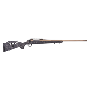 Cva cascade lr hunter rifle 7 prc 4rd magazine 24" 5/8x24 threaded barrel black with smoke bronze web