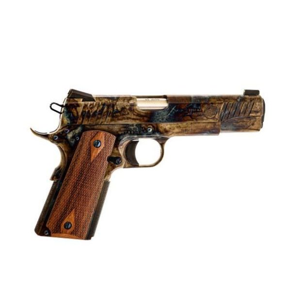 Standard manufacturing case colored 1911 handgun. 45 acp 8rd magazine 5" barrel