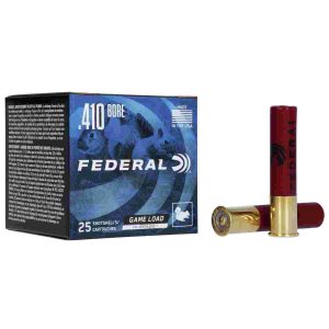 Federal game-shok upland game - hi brass load -. 410ga 2-1/2" 1/2oz. #7. 5-shot 25/box