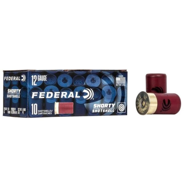 Federal mini shotshell 12ga 1-3/4" 4 buckshot 10/ct
