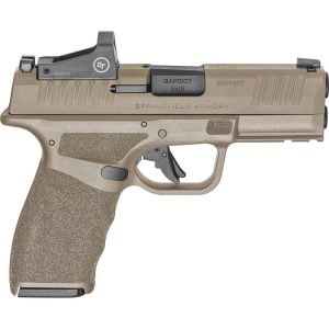 Springfield hellcat pro fde handgun 9mm luger 10rd magazines(2) 3. 7" barrel w/ct1500 red dot