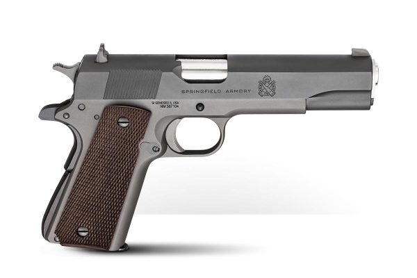 Springfield 1911 defender. 45 acp 7rd magazine 5" barrel parkerized