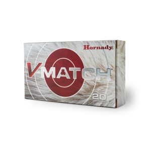 Hornady v-match eld-vt rifle ammunition 6mm arc 80gr pt 3020 fps 20/ct