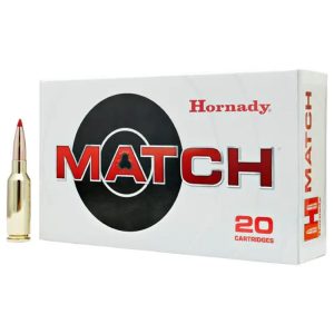 Hornady match rifle ammunition 6mm arc 108 gr eld-m 2750 fps 20/ct