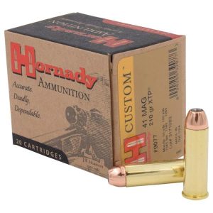 Hornady custom handgun ammunition. 41 mag 210 gr xtp 1545 fps 20/ct