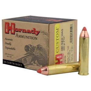 Hornady leverevolution handgun ammunition. 460 s&w 200 gr ftx 2200 fps 20/box
