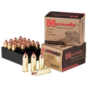 Hornady leverevolution handgun ammunition. 45 colt 225 gr ftx 960 fps 20/ct