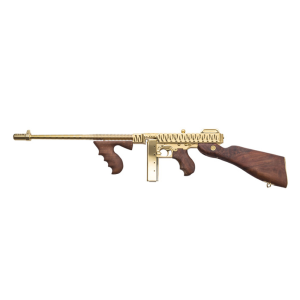 Thompson 1927a1 deluxe carbine. 45 cal w/50rd dr & 20rd gold tiger stripe