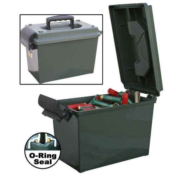 Mtm 14"x7. 5"x9" sportsman dry box forest green