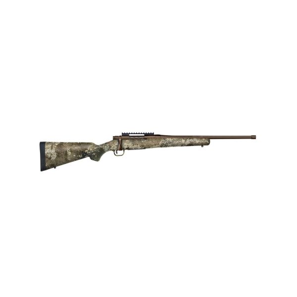 Mossberg patriot predator strata camo rifle 350 legend 4rd capacity 20'' thread barrel strata camo stock