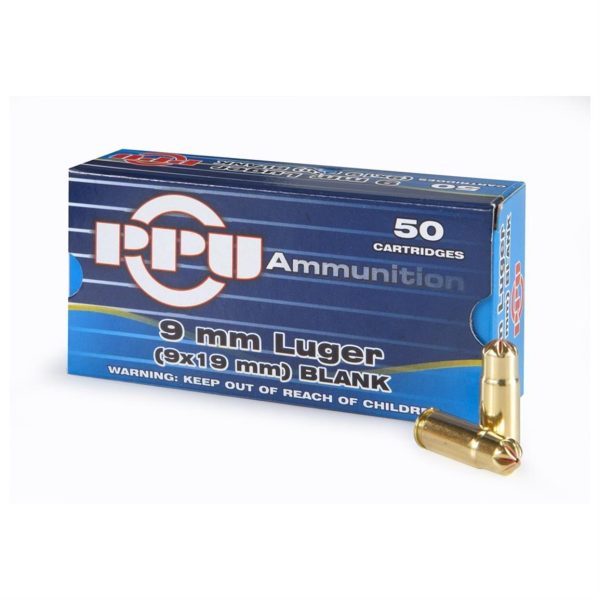 Ppu blanks 9mm luger 50/ct