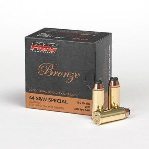 Pmc bronze handgun ammunition. 44 spl 180 gr jhp 980 fps 25/ct