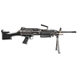 Fn m249s standard rifle 5. 56x45mm 30rd magazine 18. 5" barrel black