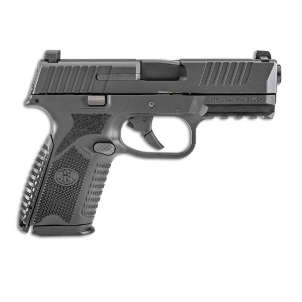 Fn 509 midsize handgun 9mm luger 10rd magazines (2) 4" barrel black nms