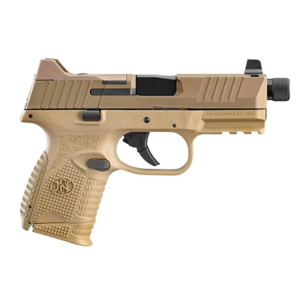 Fn 509 compact tactical handgun 9mm luger 10rd magazines (2) 4. 32" barrel fde