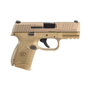 Fn 509 compact handgun 9mm luger 10rd magazines (2) 3. 7" barrel fde nms