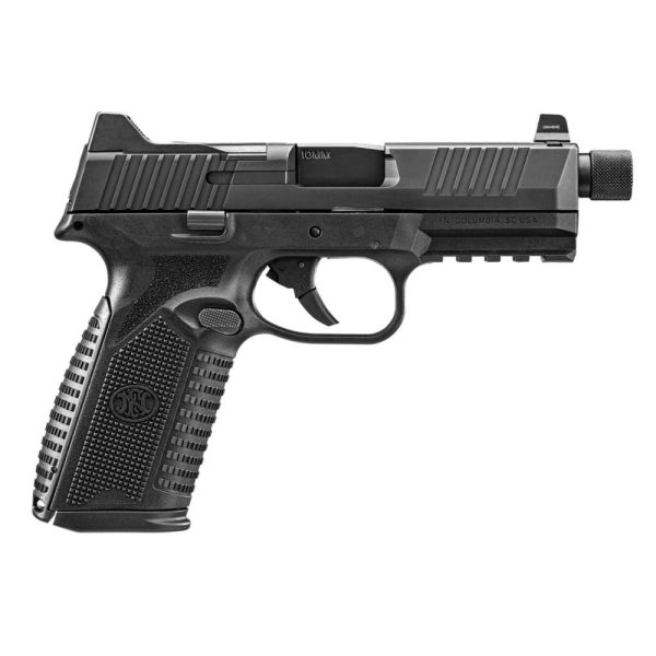 Fn 510 tactical handgun 10mm 10rd magazines (2) 4. 71" threaded barrel black nms night sights