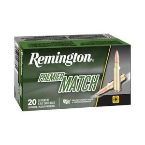 Remington premier match rifle ammunition 6. 5 prc 145 gr otm bt 2700 fps 20/rd