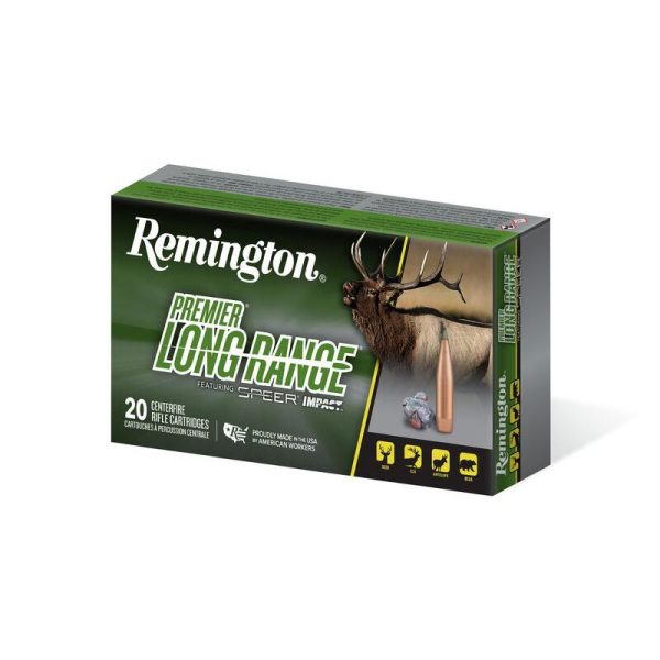 Remington premier long range w/ speer impact rifle ammunition 6. 5 prc 140gr pt 2975 fps 20/ct