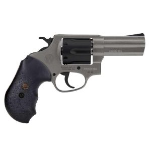 Rossi rp63 revolver. 357 mag 6rd capacity 3'' barrel stainless steel tungsten gray cerakote rubber grip