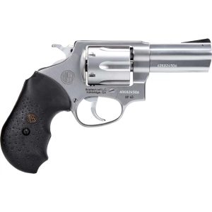 Rossi rp63 revolver. 357 mag 6rd capacity 3'' barrel stainless steel rubber grip