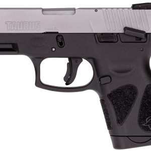 Taurus g2s 9mm luger 7rd magazine 3. 2" barrel stainless slide/black grip