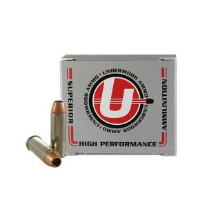 Underwood hunting & self defense handgun ammunition. 44 rem mag 240gr jhp 1500 fps 20/ct