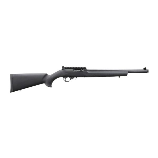 Ruger 10/22 carbine rifle. 22 lr 10rd magazine 16. 12" 1/2x28 threaded barrel black