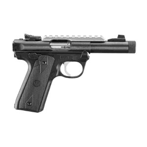 Ruger mark iv 22/45 handgun. 22 lr 10rd magazines(2) 4. 40'' threaded barrel  picatinny rail.