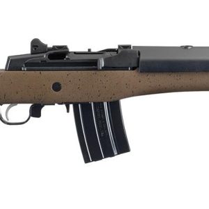 Ruger mini 14 tactical rifle 5. 56mm nato 20rd magazine 16. 12" barrel speckled black/brown hardwood stock
