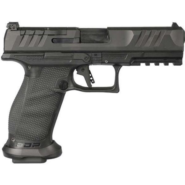 Walther pdp pro-e full size handgun 9mm luger 20rd magazines (3) 4. 5" black optic ready
