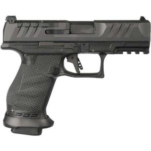 Walther pdp pro-e compact handgun 9mm luger 18rd magazines (3) 4" barrel black optic ready