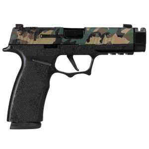Sig sauer p365 xmacro tacops "muilticam" slide handgun 9mm luger 17rd magazines(3) 3. 7" barrel w/comp