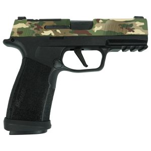 Sig sauer p365 "muilticam" xmacro tacops handgun 9mm luger 17rd magazines(4) 3. 7" barrel black grip