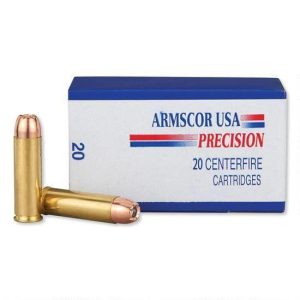 Armscor handgun ammunition. 500 s&w 300 gr xhp 1195 fps 20/ct