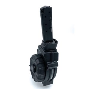 Promag bersa thunder handgun magazine drum black. 380 acp 30/rd