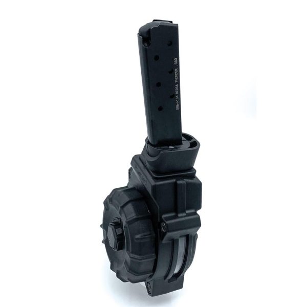 Promag bersa thunder handgun magazine drum black. 380 acp 30/rd