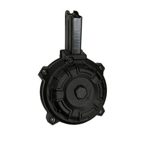 Promag ar-15 rifle magazine black drum 7. 62x39mm 50/rd