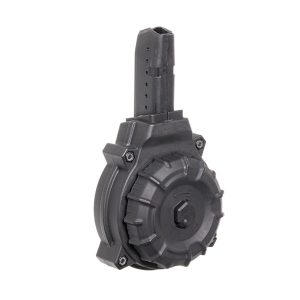 Promag glock style ar-15 carbine magazine 9mm black polymer drum - 50/rd