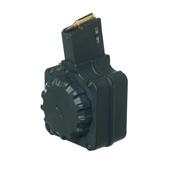 Promag black polymer ar magazine for  ar-308. 308 win 50/rd drum
