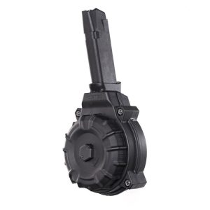 Promag springfield xd-9 9mm handgun magazine black polymer 50/rd drum