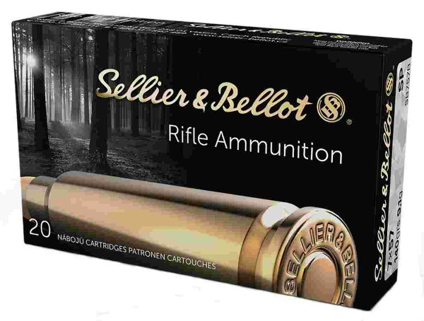 Sellier & bellot rifle ammunition 7x57mm 140 gr sp 2651 fps - 20/box