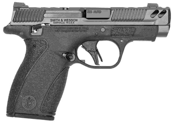 S&w pc bodyguard 2. 0 carry comp handgun. 380 auto 10(1)&12(1)rd magazines 3. 1? Ported barrel manual safety