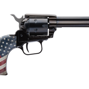 Heritage manufacturing 22lr blue/us flag grp 4. 75" fs