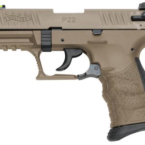 Walther arms p22q tact 22lr full fde 3. 4"