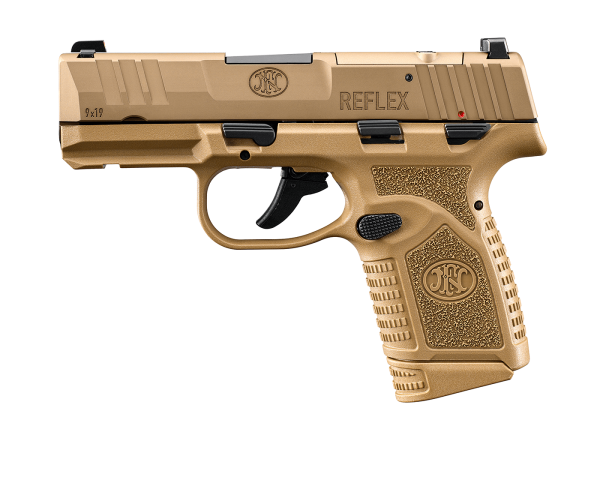 Fn reflex 9mm fde 10+1 mrd sfty