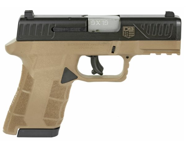 Diamondback firearms am2 9mm fde sub cmpt 15+1 3. 5"