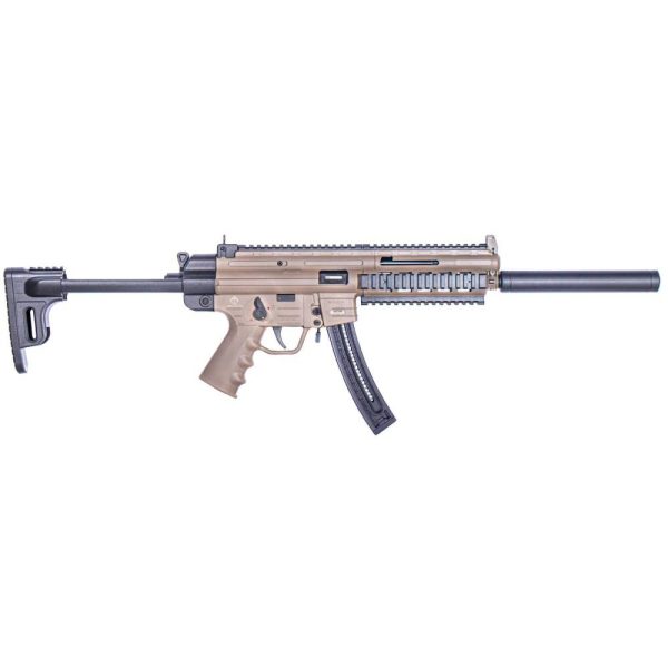 Ati german sports guns gsg-16 carbine ria rifle. 22 lr 22rd magazine 16. 25" barrel tan