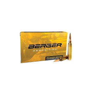 Berger hybrid target rifle ammunition. 300 prc 215gr otm 2940 fps 20/ct